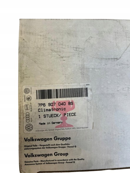 Volkswagen OE Панель кондиціонера 7P6907040BS VW Touareg