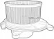 Denso DEA06001 Повітродувний вентилятор припливу dea06001 denso