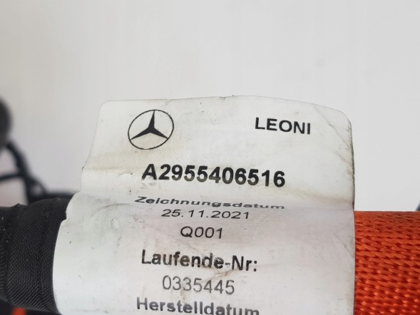 Mercedes-Benz OE A2955406516 A0003413405 Кабель Провід Роз'єм зарядки автомобіля Mercedes v295 EQE A2955406516