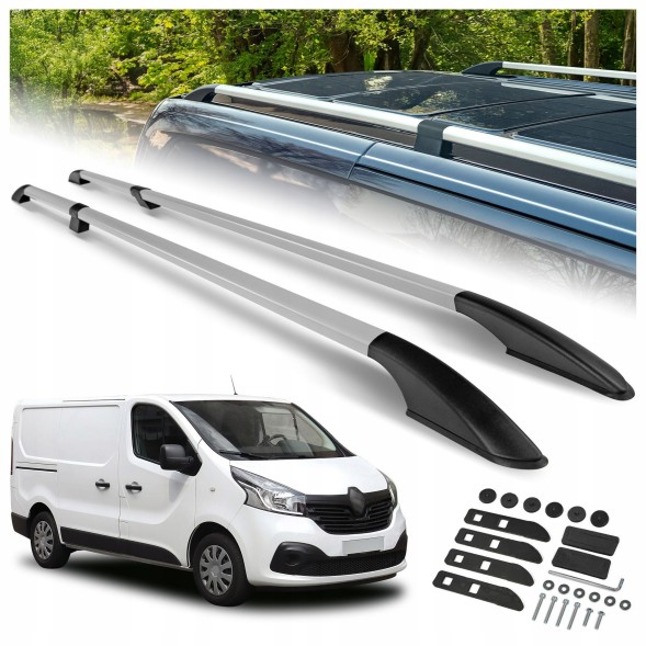 CHROMEMASTER OM-RR-D0032-005 Багажник на дах рейлінги для RENAULT TRAFIC III 2014- SHORT | КОРОТКИЙ