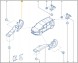 Renault OE 654009781R Петля капоту права RENAULT ESPACE V 5 OE Автосалон