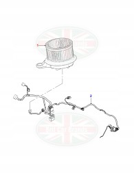 Jaguar OE Двигун повітродувки з вентилятором Jaguar F-Type X152 C2P26084 JX5318456AA