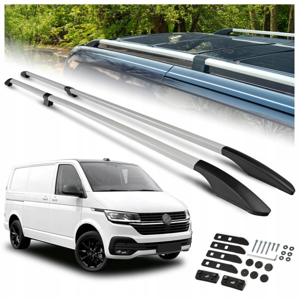 CHROMEMASTER OM-RR-D0037L-009 Багажник на дах (рейлінги) для VW TRANSPORTER T6.1 2019-2023 LONG | ДОВГИЙ