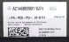 Mercedes-Benz OE A2146803501 9J74 E-Klasa Килимки велюрові чорні Mercedes S214 W214 A2146803501 9J74