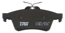 GDB1621 TRW Комплект гальмівних колодок дискові