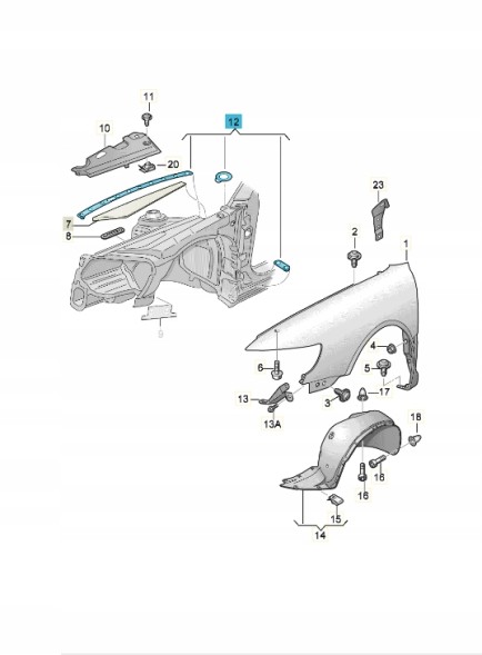 Volkswagen OE 3D0821702A 1 комплект захисних плівок ASO VW