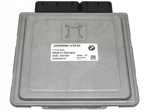 BMW OE 7 574 544 5WK90210 DME MSV80 БЛОК КЕРУВАННЯ ДВИГУНА BMW E90 2.5i 7574544 5WK90210 DME MSV80