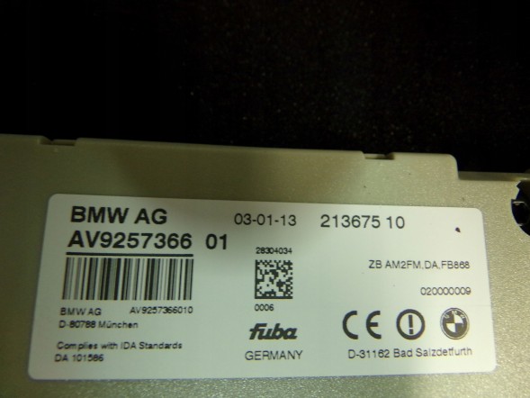 BMW OE 9257366 9346799 BMW F01 LCI F02 LCI F10 LCI АНТЕННИЙ ПІДСИЛЮВАЧ DIVERSITY