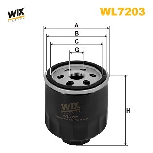 WL7203 WIX FILTERS Фільтр оливи