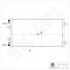 ESEN SKV 86SKV276 Конденсер кондиціонера skv 86skv300 / # 466 - fiat punto; 46829340; без