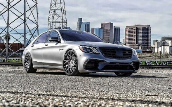 Automaniac A222043 Решітка радіатора Mercedes S-Class W222 ABS чорний глянець