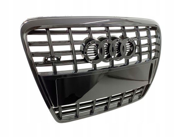 PA 4F0853651AJ CZARNY ЧОРНА РЕШІТКА РАДІАТОРА AUDI A6 S6 C6 2006 2007 2008 2009 2010 11 BLACK EDITION