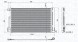 MAGNETI MARELLI 350203611000 Конденсатор радіатора кондиціонування повітря 350203611000
