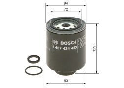 1457434453 BOSCH Фільтр паливний