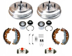 DKM ALL0262A Барабани гальмівні, колодки, циліндри для FORD FIESTA V 2002-2008, FUSION, MAZDA 2 DY