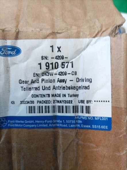 Ford OE ДИФЕРЕНЦІАЛ FORD TRANSIT 2014- 1910571