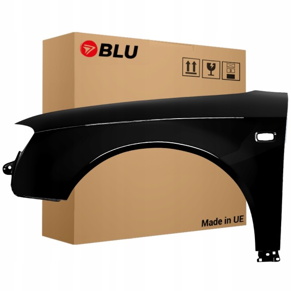 48539989 BLU Крило переднє ліве AUDI A4 B7 LY9B чорний 04-08 оцинковане BrillantSchwarz