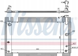 Nissens 646809 Охолоджувач води full alu - nissens 646809