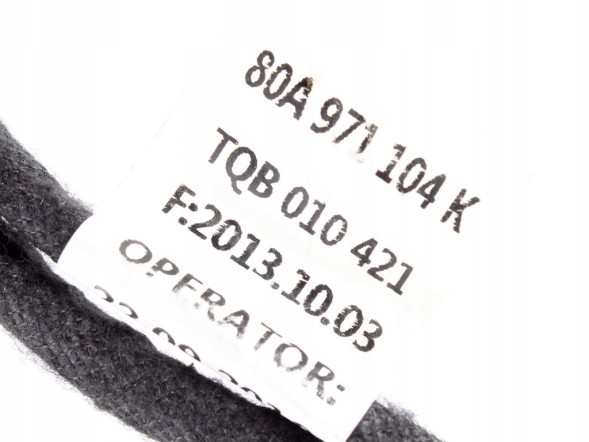FRANTIS 80A971104K FRT ДЖГУТ ПРОВОДІВ PDC ДАТЧИКІВ ПАРКУВАННЯ ЗАДНІЙ AUDI Q5 II 80A971104K