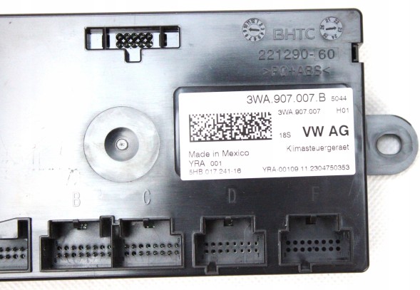 Volkswagen OE 3WA907007B N6 ORG КОНТРОЛЕР ПОВІТРЯ VOLKSWAGEN TIGUAN III 3WA907007