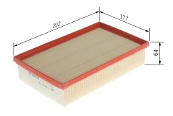 F026400698 BOSCH Фільтр повітряний