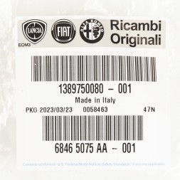 Fiat OE 1389750080 Жгут проводів Fiat