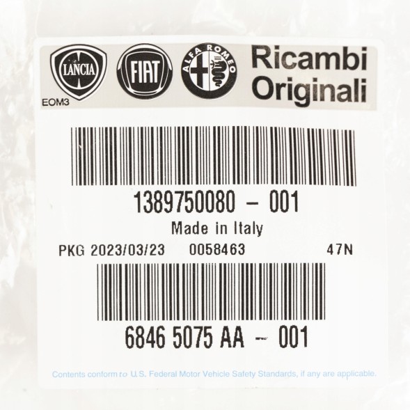 Fiat OE 1389750080 Жгут проводів Fiat