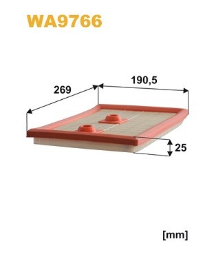 WA9766 WIX FILTERS Фільтр повітряний