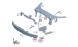 Dac A2056200495, A2056200395, A2056202034, A2056203201, A2056203401, A2056203501, A2056204100, A2056204301, A2056204201, A2056204101, A2056206700 DAC25541 MERCEDES W205 205 ПЕРЕДНЯ ПАНЕЛЬ (БРУС), КОМПЛЕКТНА, ПІДСИЛЕНА, БАМПЕРНА БАЛКА, ЗОНА ДЕФОРМАЦІЇ