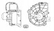 NRF 34153 Повітродувка кабіни opel corsa c/combo man/aut nrf 34153