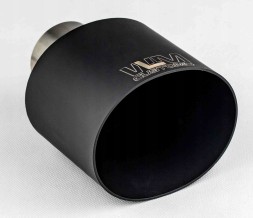 WLM Customs WLM-BLK-OW-105x150 Наконечник вихлопу овальний WLM Customs Black 105x150