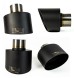 WLM Customs WLM-BLK-OW-105x150 Наконечник вихлопу овальний WLM Customs Black 105x150