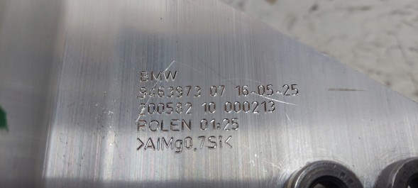 BMW OE 9463973 BMW 5 G60 G61 ADAPTER WSPORNIK MOCOWANIE LEWE NOWE ORYGINAŁ BMW 5 G60 G61 АДАПТЕР КРОНШТЕЙН КРІПЛЕННЯ ЛІВИЙ ОРИГІНАЛ 9463973
