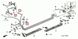 Китай AF-PPK-HA6/2 Паливопроводи HONDA ACCORD 6 VI 2.2 H22 TYPE-R