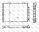 NRF 50579 Охолоджувач води mercedes e300 95-