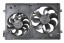 NRF 47059 Вентилятор радіатора з рамою 47059 nrf audi seat a3