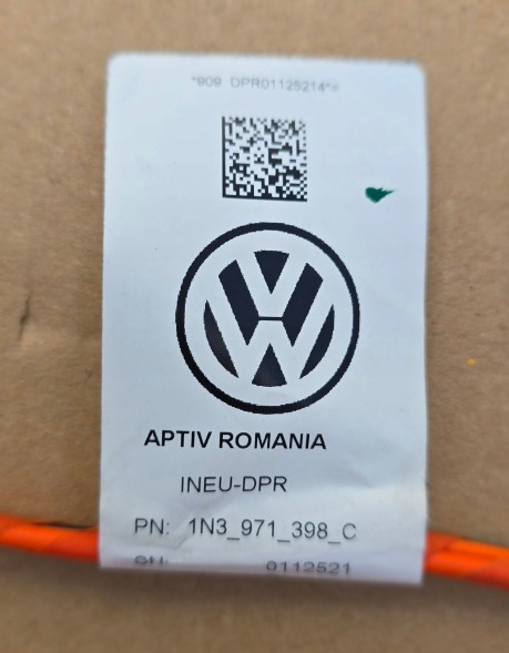 Volkswagen OE VW BUZZ Високовольтний кабель для зарядного пристрою 1N3971398C