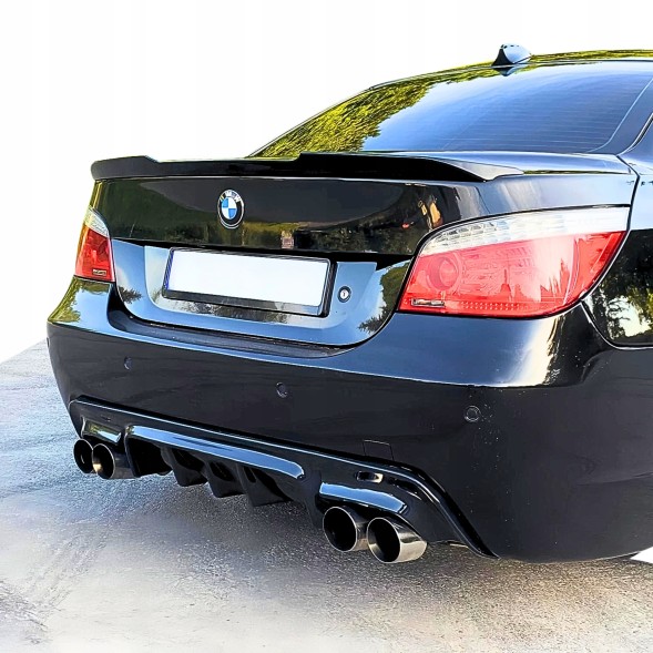 Китай Dyfuzor BMW E60 E61 M Pakiet Дифузор BMW для заднього бампера M Pakiet чорний глянець