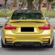 Китай Dyfuzor Dokładka BMW M4 F82 F83 M3 F80 Дифузор BMW M4 F82 F83 M3 F80 Чорний Глянець Накладка Заднього Бампера MP