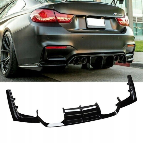 Китай Dyfuzor Dokładka BMW M4 F82 F83 M3 F80 Дифузор BMW M4 F82 F83 M3 F80 Чорний Глянець Накладка Заднього Бампера MP