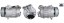 Lucas ACP01162 Компресор компресора кондиціонера acp01162 lucas