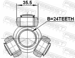 2716 C30 FEBEST Трипод