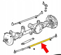 BAW 52088871ABBAW Тяга Jeep Grand Cherokee WJ 1999-2004 нижня 52088871AB