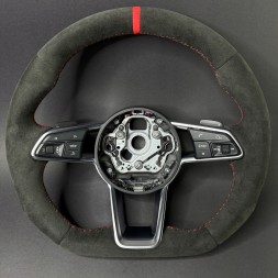 Audi OE 8S0419091E 1KT Кермо Audi TT TTS TTRS 8S0 з алькантари, червона нитка, пелюстки