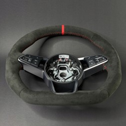 Audi OE 8S0419091E 1KT Кермо Audi TT TTS TTRS 8S0 з алькантари, червона нитка, пелюстки