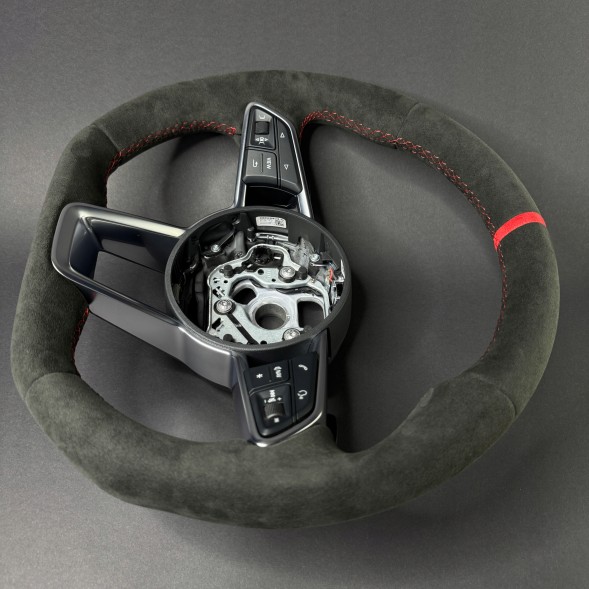 Audi OE 8S0419091E 1KT Кермо Audi TT TTS TTRS 8S0 з алькантари, червона нитка, пелюстки