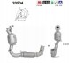 AS 20504 Каталізатор 20504 as ford fiesta vii (hj, hf)