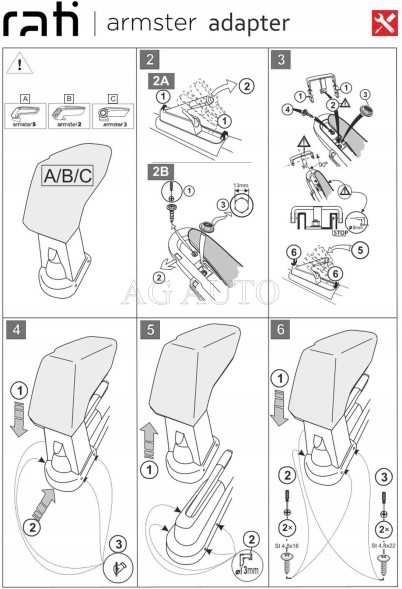 Rati 63.V05161B Підлокітник призначений для Ford Fusion, 2005-2012, Armster 3