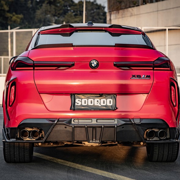 Китай T-452 Карбоновий спойлер на дах BMW G06 / G06 LCI / F96 / F96 LCI, стиль SOOQOO