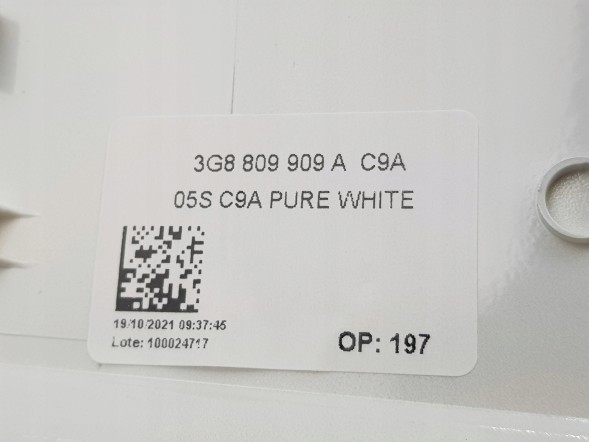 Volkswagen OE НОВА ОРИГІНАЛЬНА розкладачка для заливки палива Volkswagen Passat B8 3G8809909A